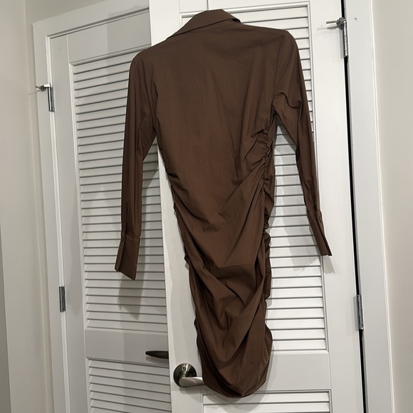 NWT Zara Button Down Dress - Picture 2 of 3